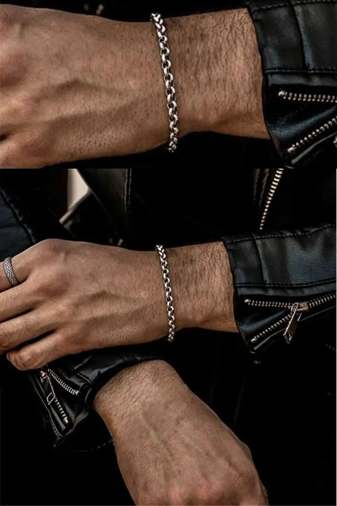 Ottoman 5.5mm Polo Erkek Çelik Bileklik Künye Ince Model Gblplmdlkny-gms