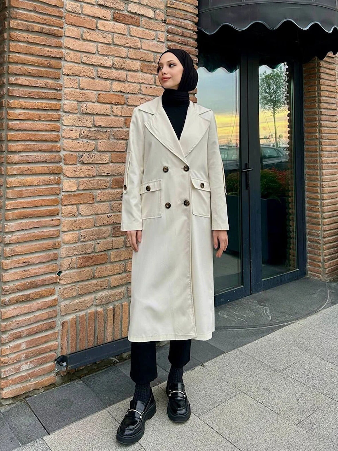 Stilo Cep Detay Trençkot TNS-4315