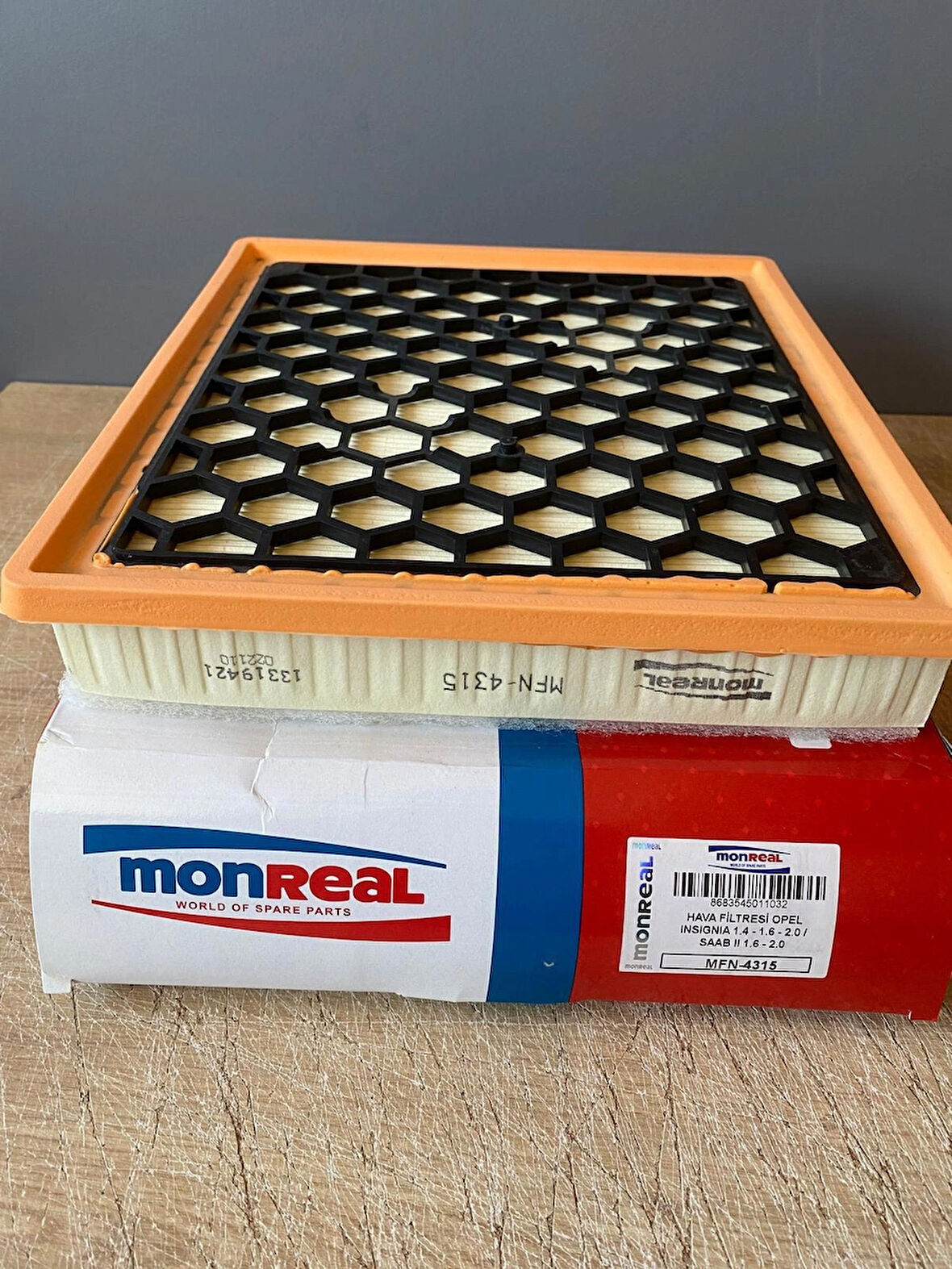 Monreal MFN-4315 Hava Filtresi Opel İnsignia A 1.6 1.8 A16XER B16XER A18XER B18XER 09>16