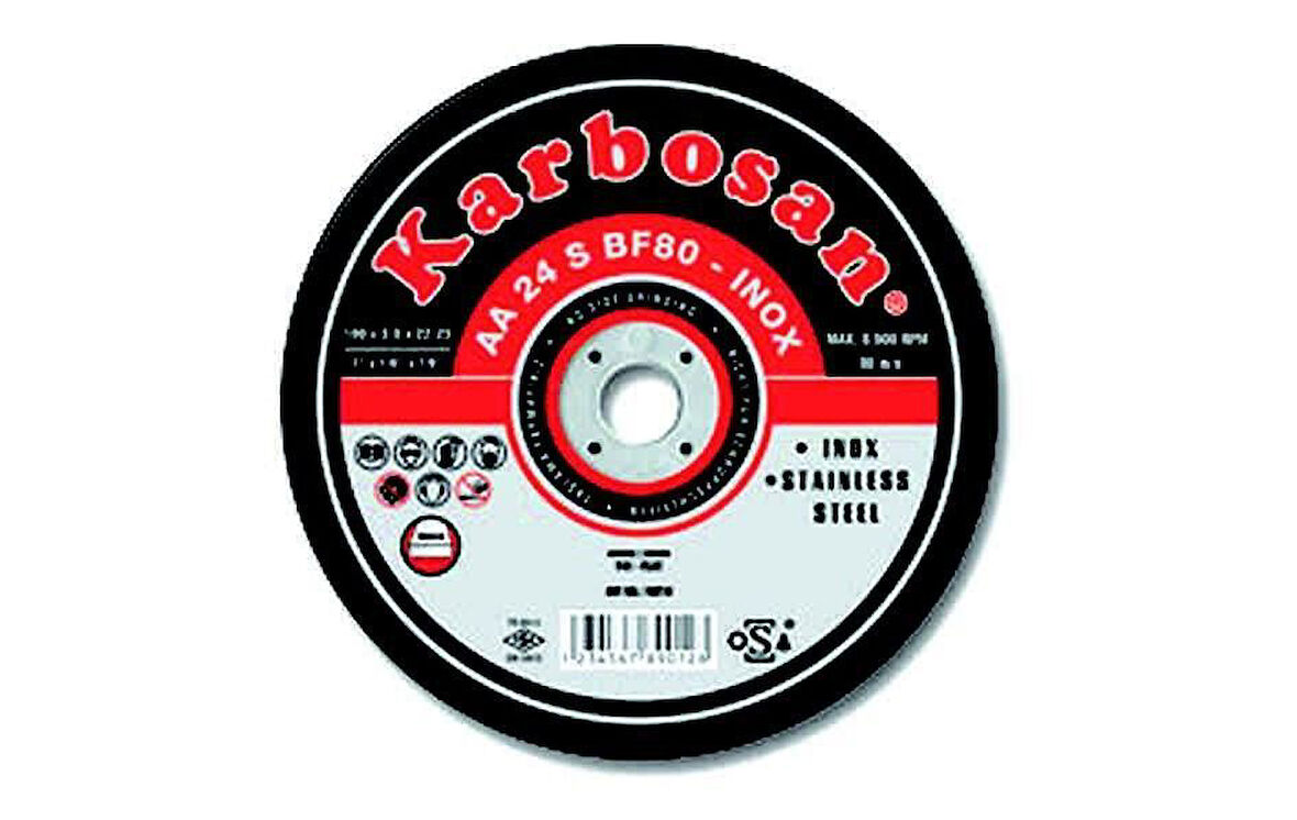 Karbosan İnox Kesici 115X1.0X22 mm