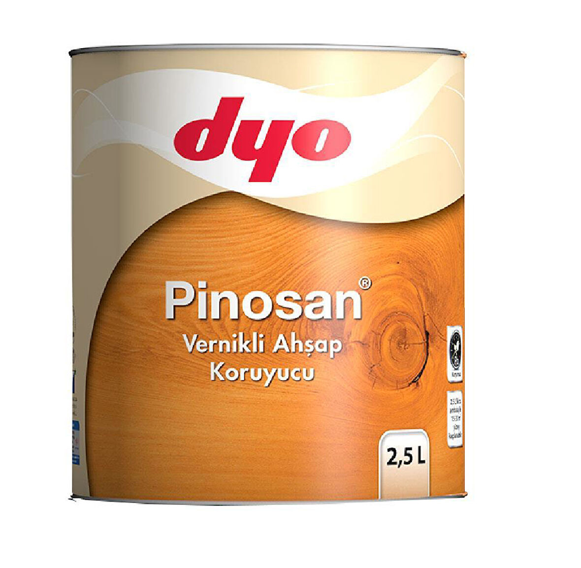 Pinosan Vernikli Ahşap Kor. 2,5 LT K. Koyu Meşe