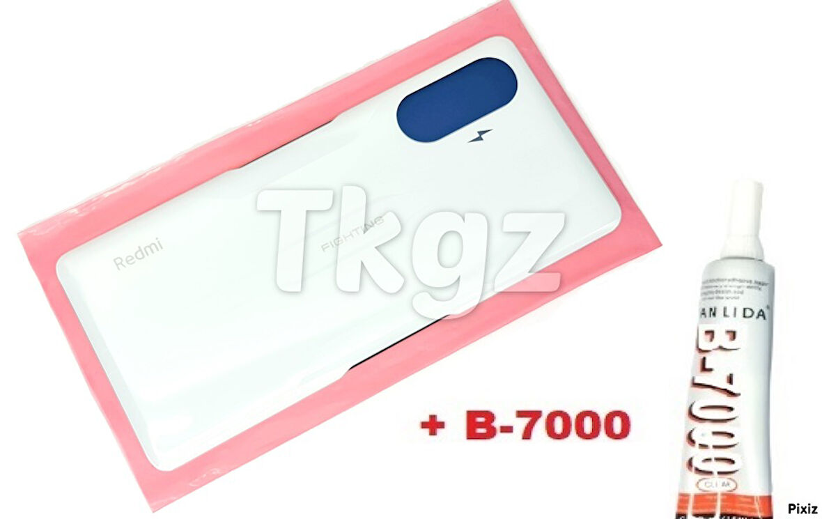 Tkgz Xiaomi Redmi K40 Gaming Arka Pil Batarya Kapağı (CAM+B-7000) BEYAZ