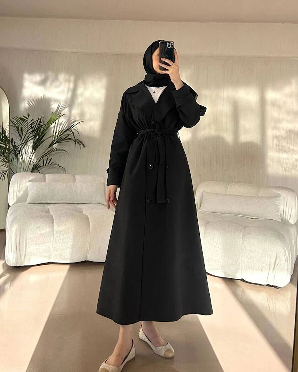 Alviera Uzun Trençkot TNS-4325