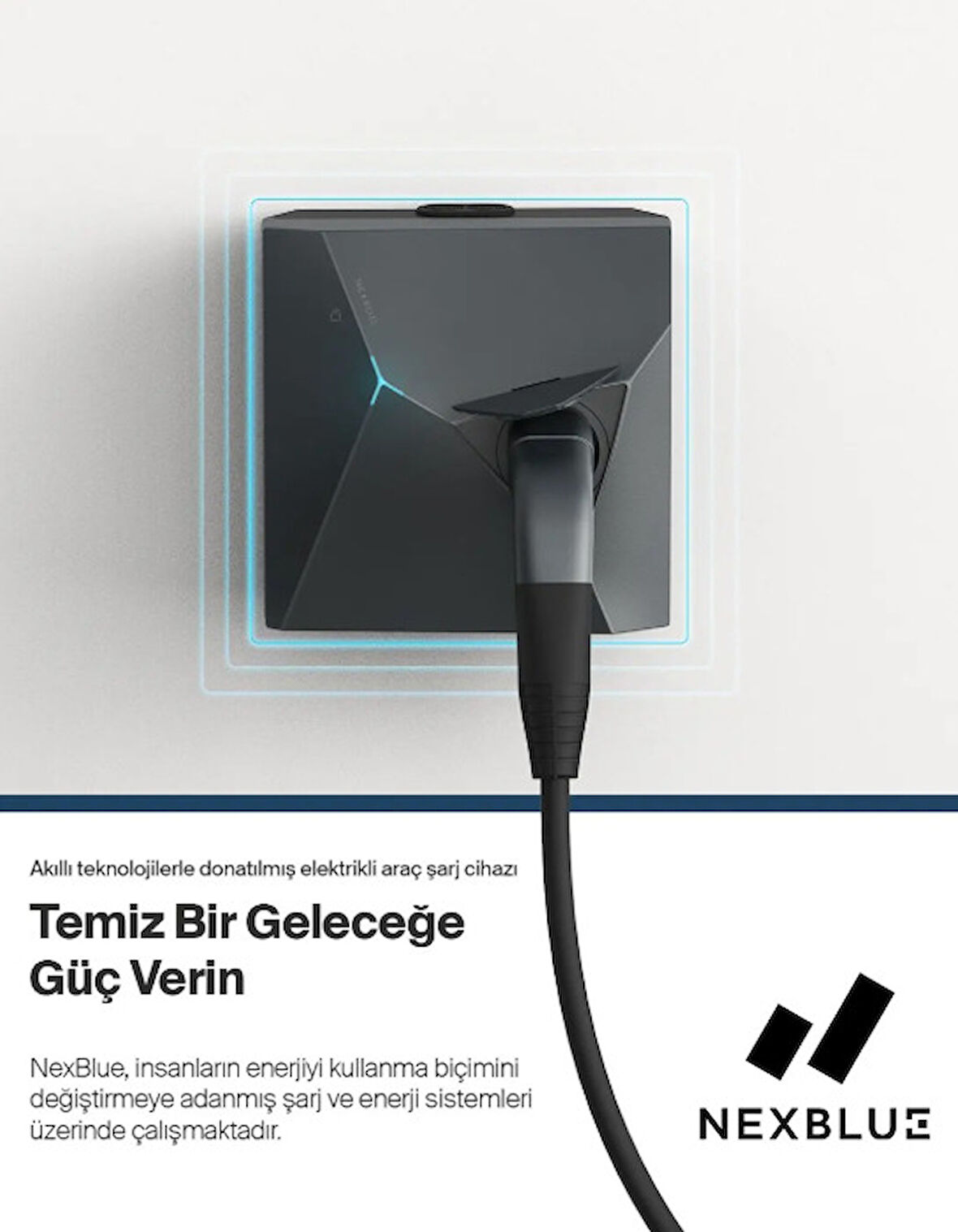 NexBlue Duvar Tipi 22kw Duvar Tipi Şarj İstasyonu
