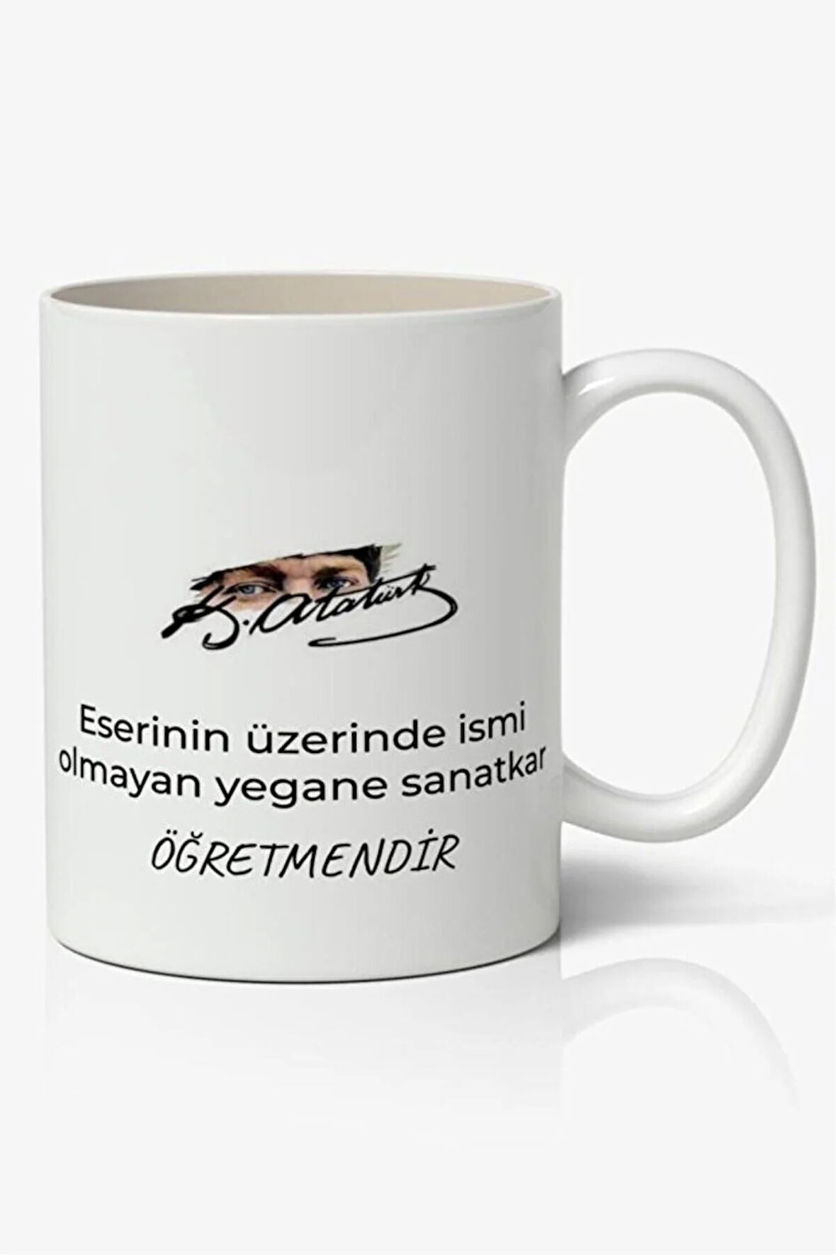 24 Kasım Öğretmenler Günü Atatürk Söz Kupa Bardak Öğretmene Hediye