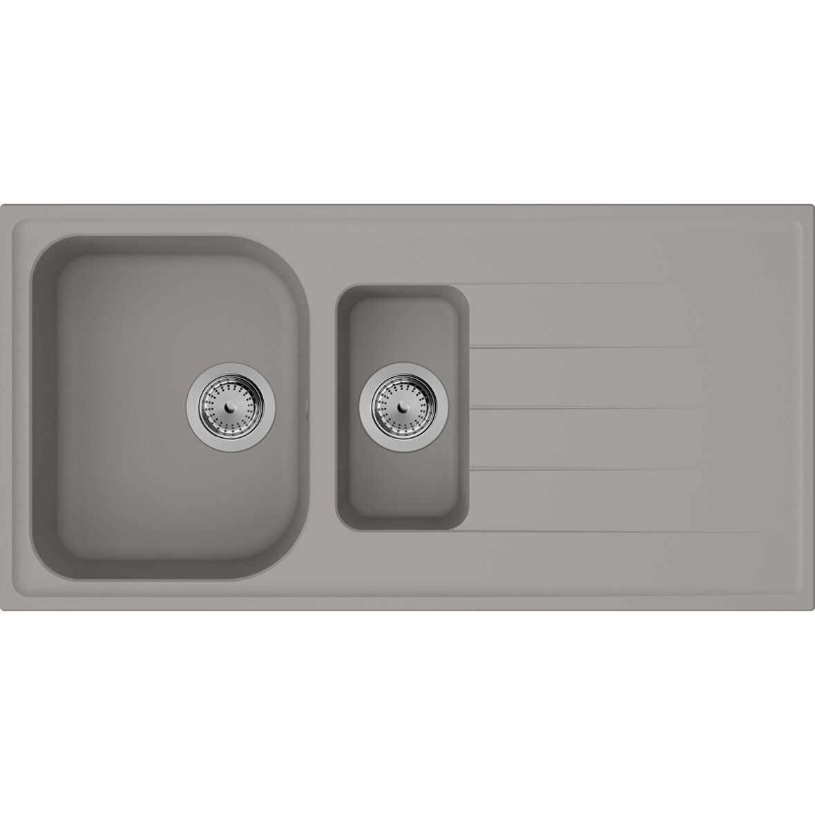 HG S520-F525 SPÜLE AUT.ALG BETONGRAU