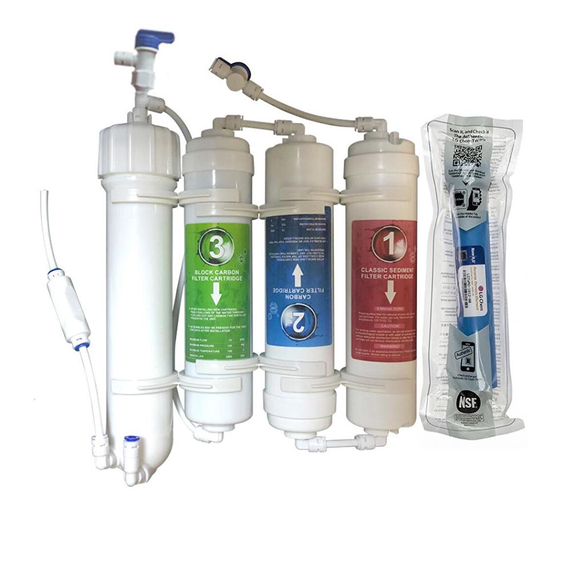 Akvaryum Tipi Su Arıtma, Çift Çıkışlı ve Saf Su Sistemi