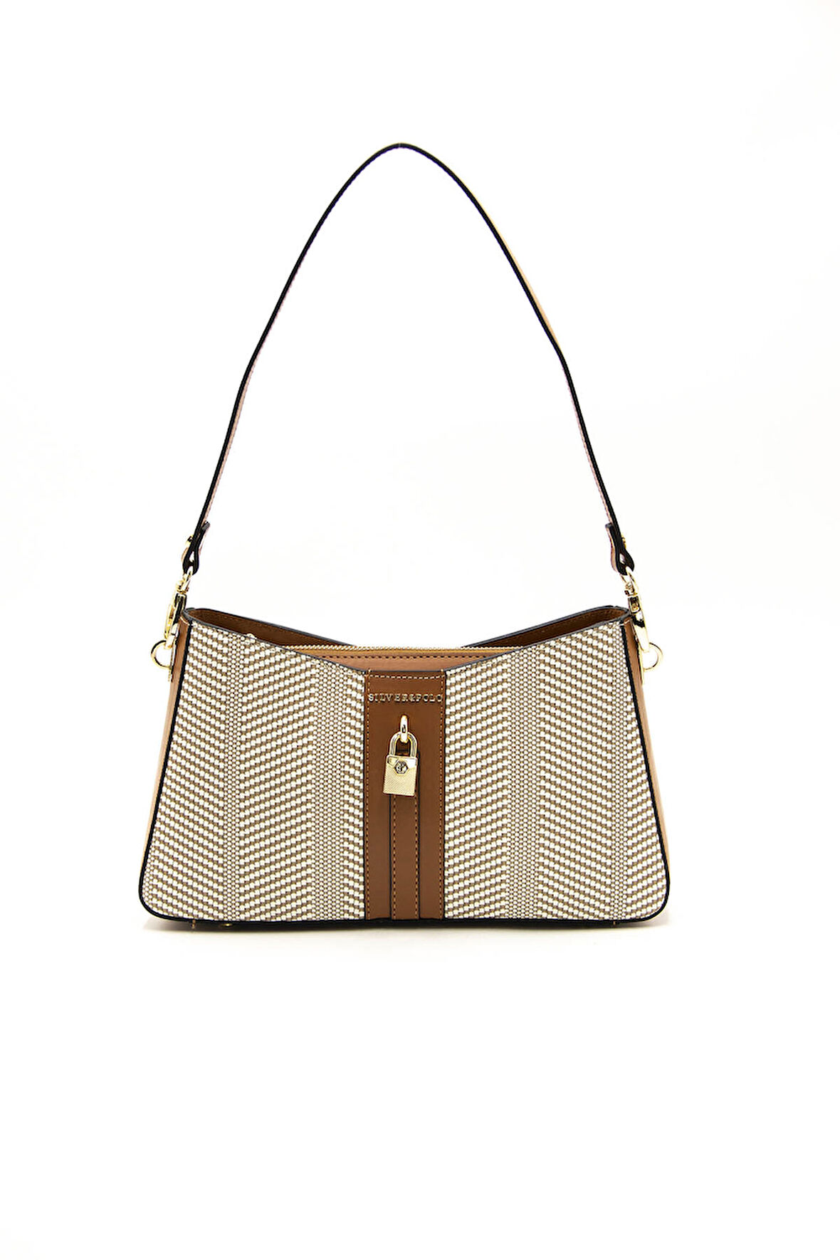 Kadın Çapraz Çanta 1102-43372 SİLVER POLO ÇAPRAZ Kadın ÇANTASI M132 BEJ-MAT TABA