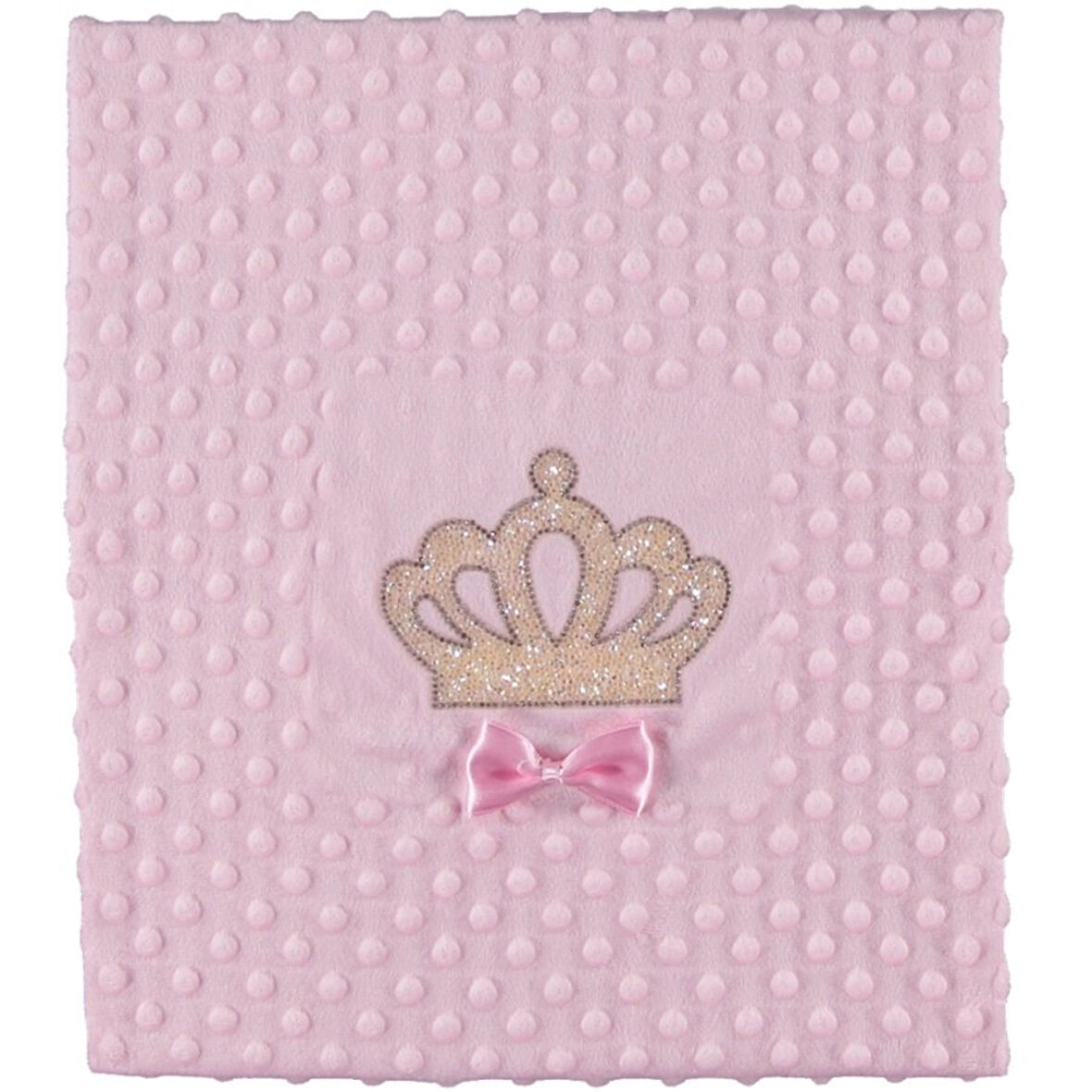 ŞIK TREND TAÇ NAKIŞLI FİYONK NOHUT BEBEK BATTANİYE 90X90CM