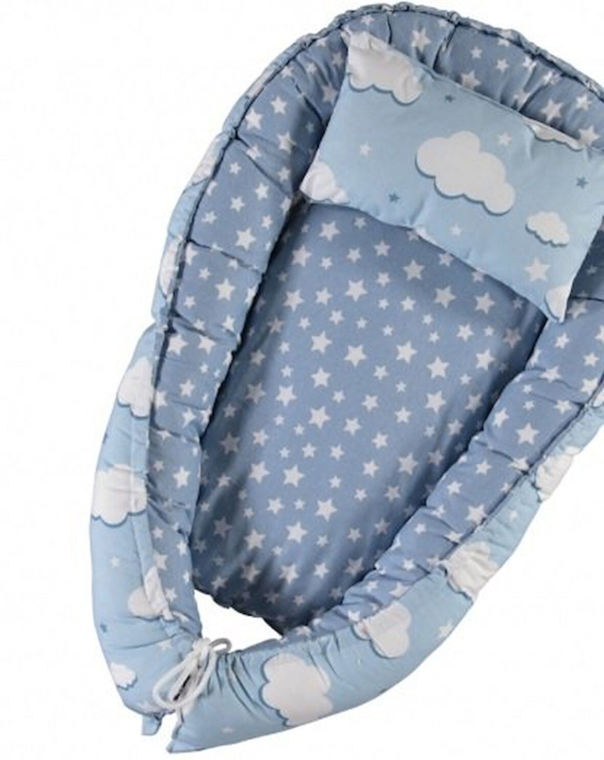 Yumuşak Dolgulu Babynest Anne Yanı Bebek Yatağı Bebek Uyku Yatağı BOY 71CM EN 40CM KALINLIK 7CM