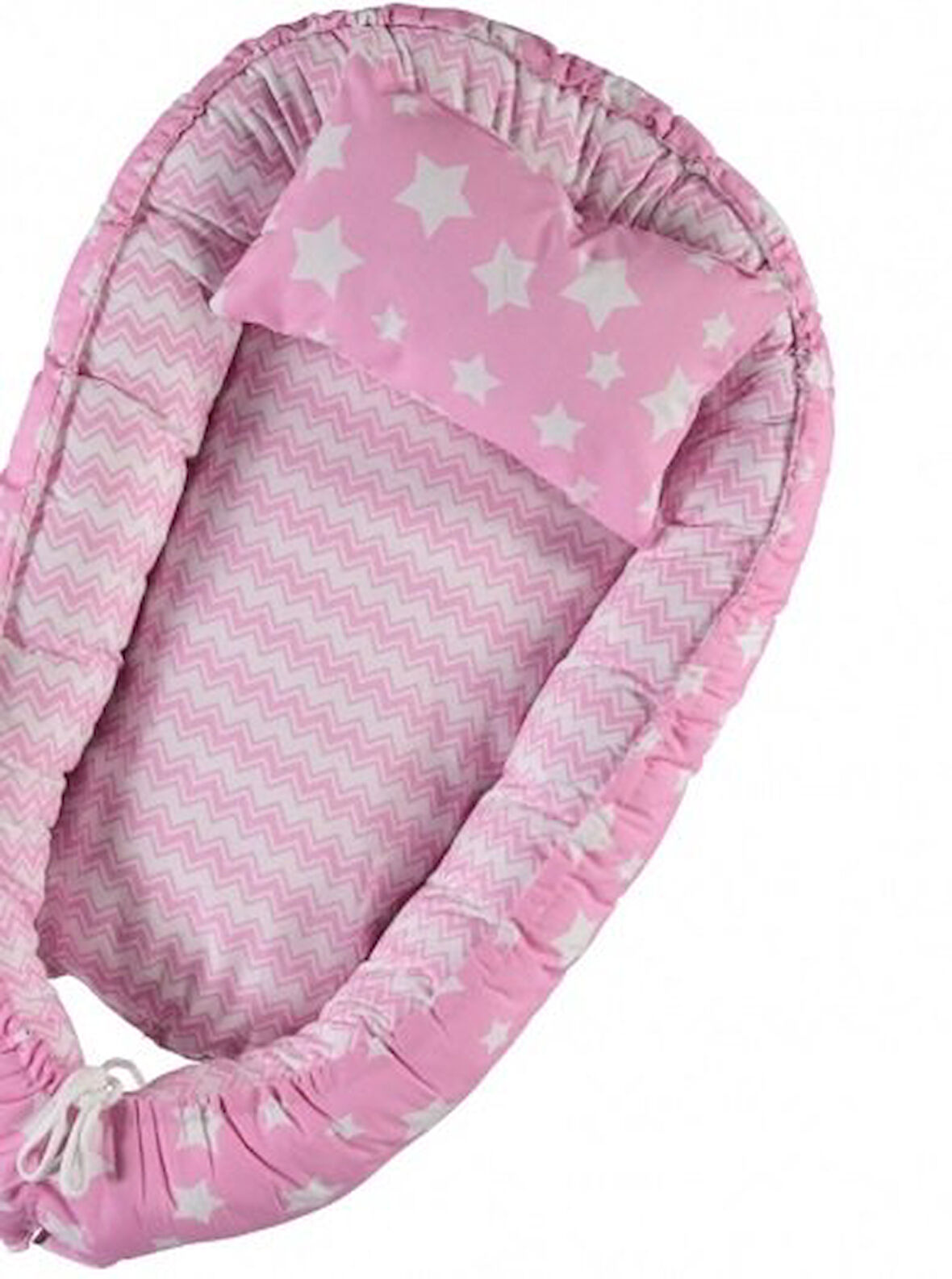 Yumuşak Dolgulu Babynest Anne Yanı Bebek Yatağı Bebek Uyku Yatağı BOY 71CM EN 40CM KALINLIK 7CM
