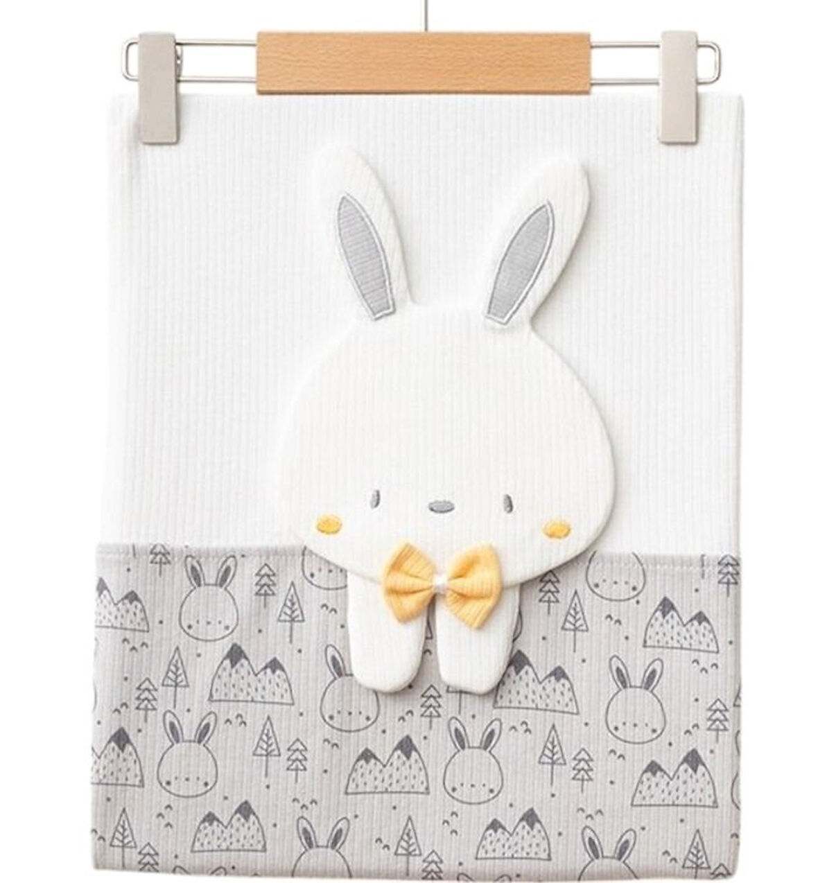 BUNNY LuX Penye Bebek Battaniyesi %100 Pamuk 85x90 cm Yumuşak ve Nefes Alabilir Örtü Hediyelik