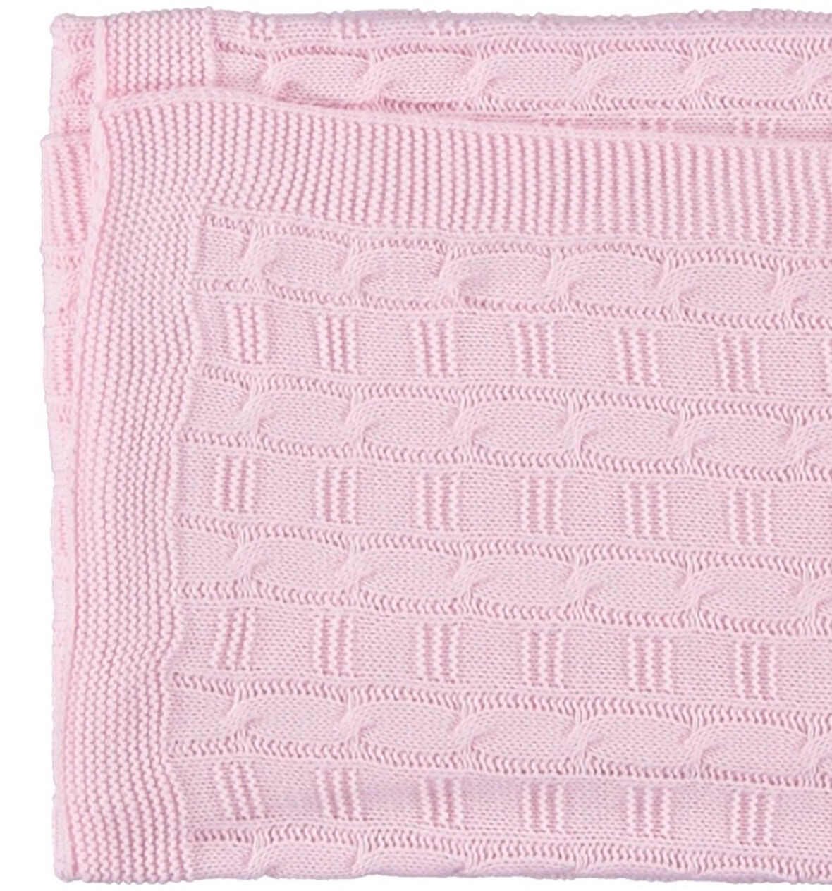 El Örgüsü Triko Bebek Battaniyesi Örgü Yumuşaklığı Şık Uyku Örtüsü