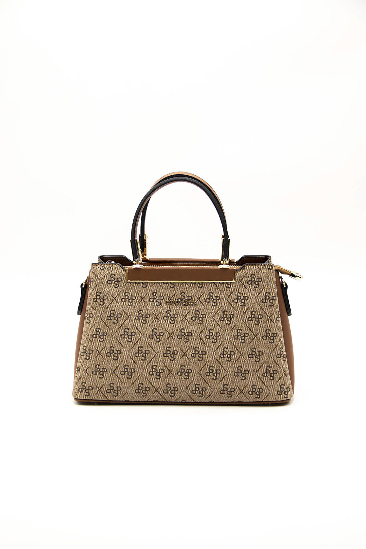 Kadın Omuz Çantası 913-43408 SİLVER POLO Kadın ÇANTASI M178 KOYU BEJ-MAT TABA