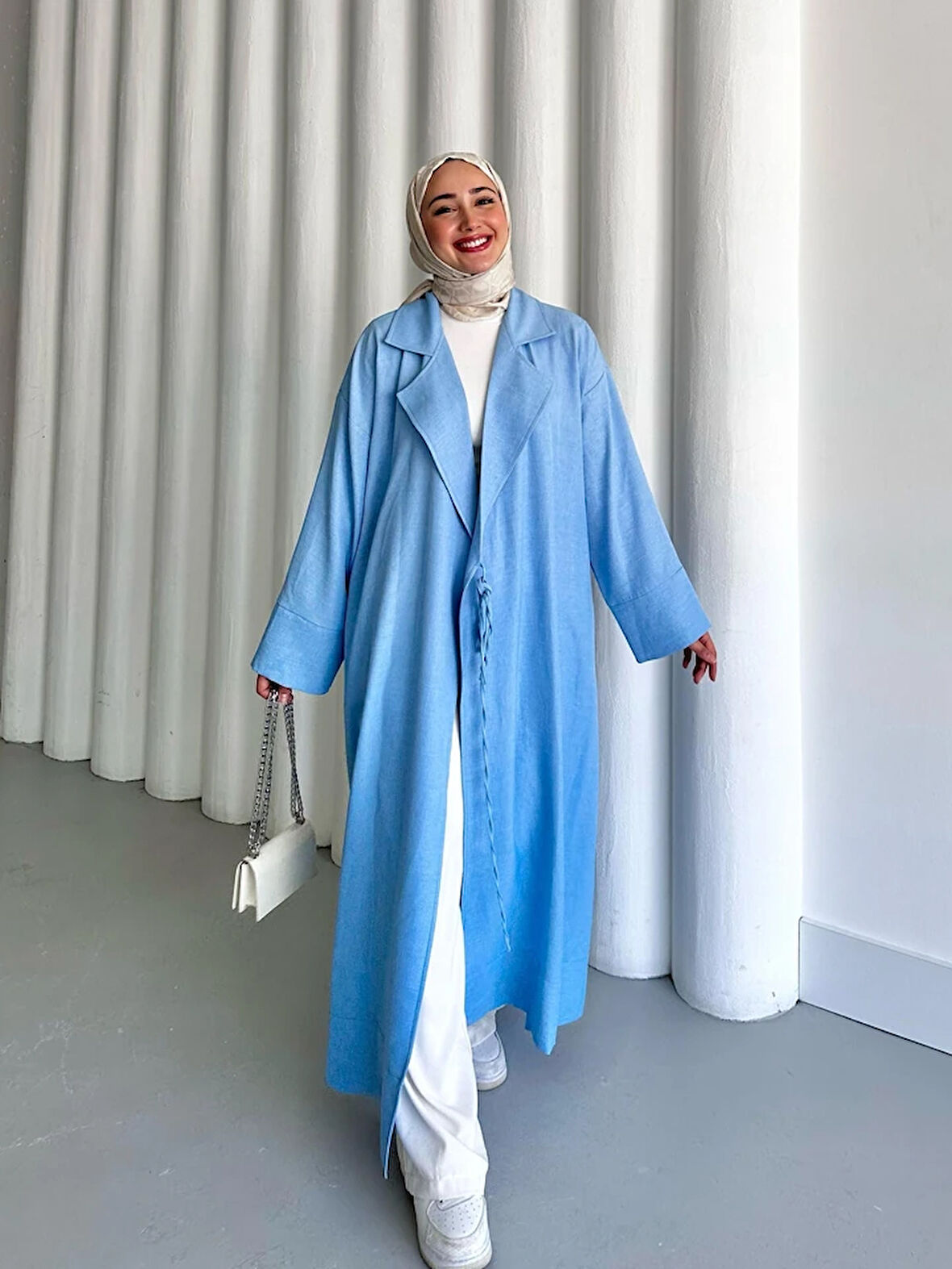 Siva Uzun Trençkot TNS-4340