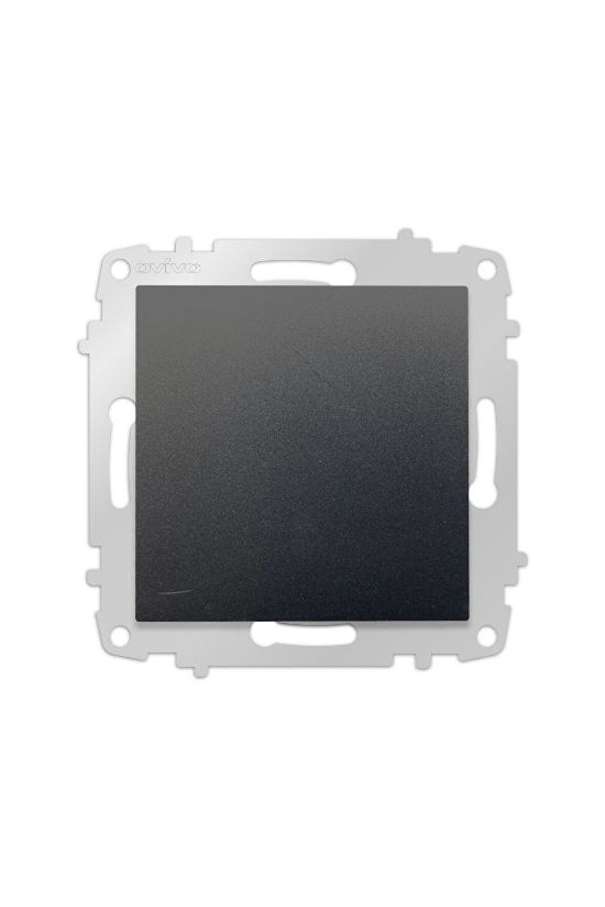 7 Adet Grano Metalik Siyah Tekli Anahtar Çerçevesizdir Paket/set