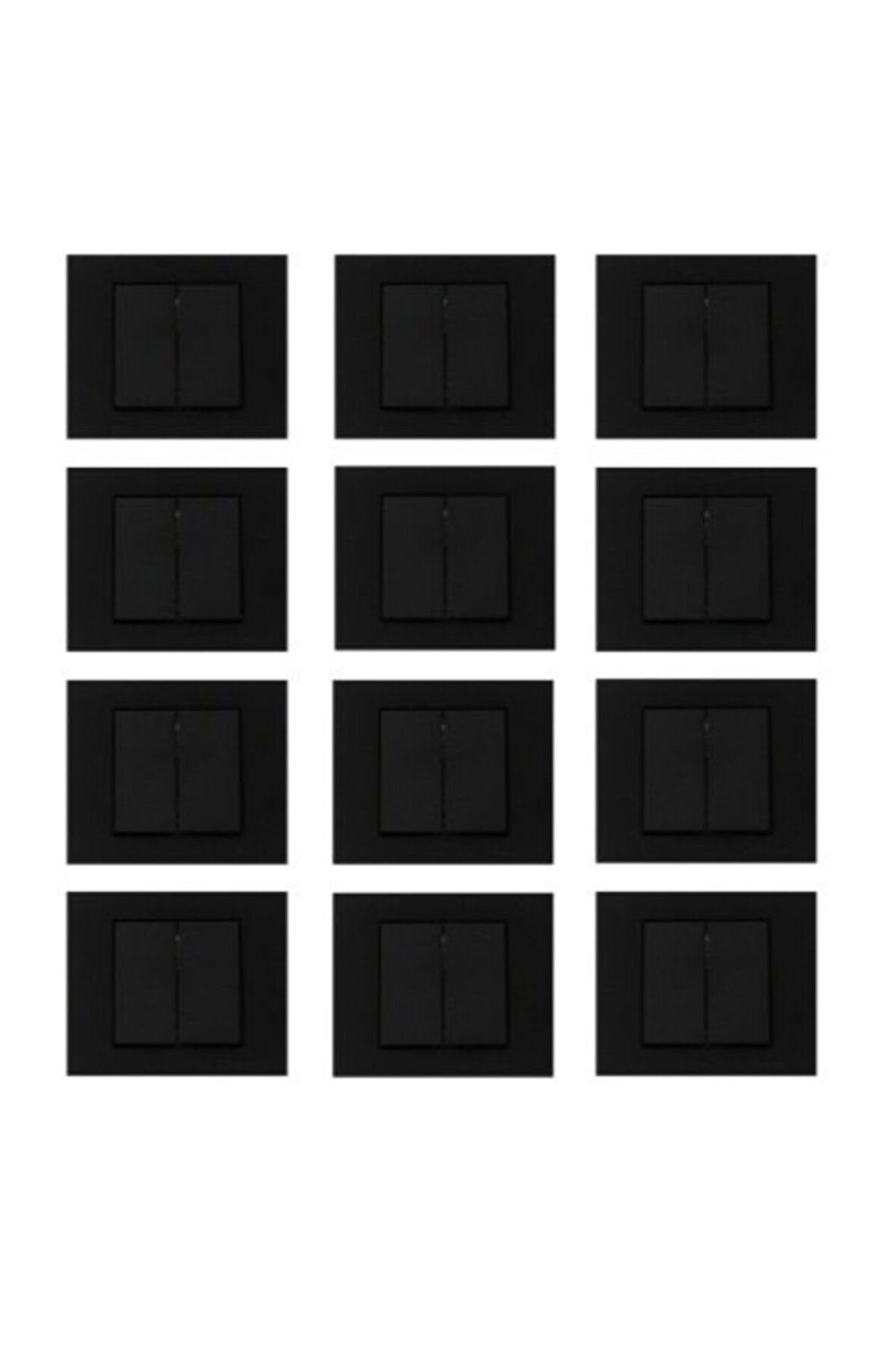 Ovivo Grano Siyah Komitatör 12'li Paket Çerçeve Dahil