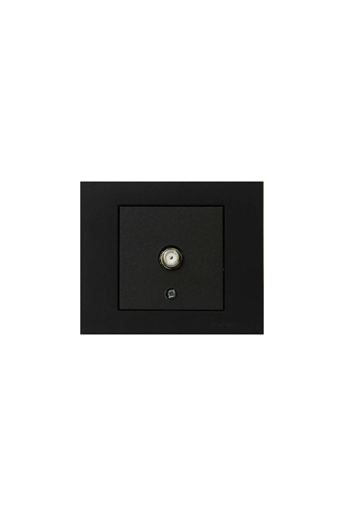 11 Adet Ovivo Grano Siyah Uydu Tv Prizi F Konnektör Çerçeve Dahil 11'li