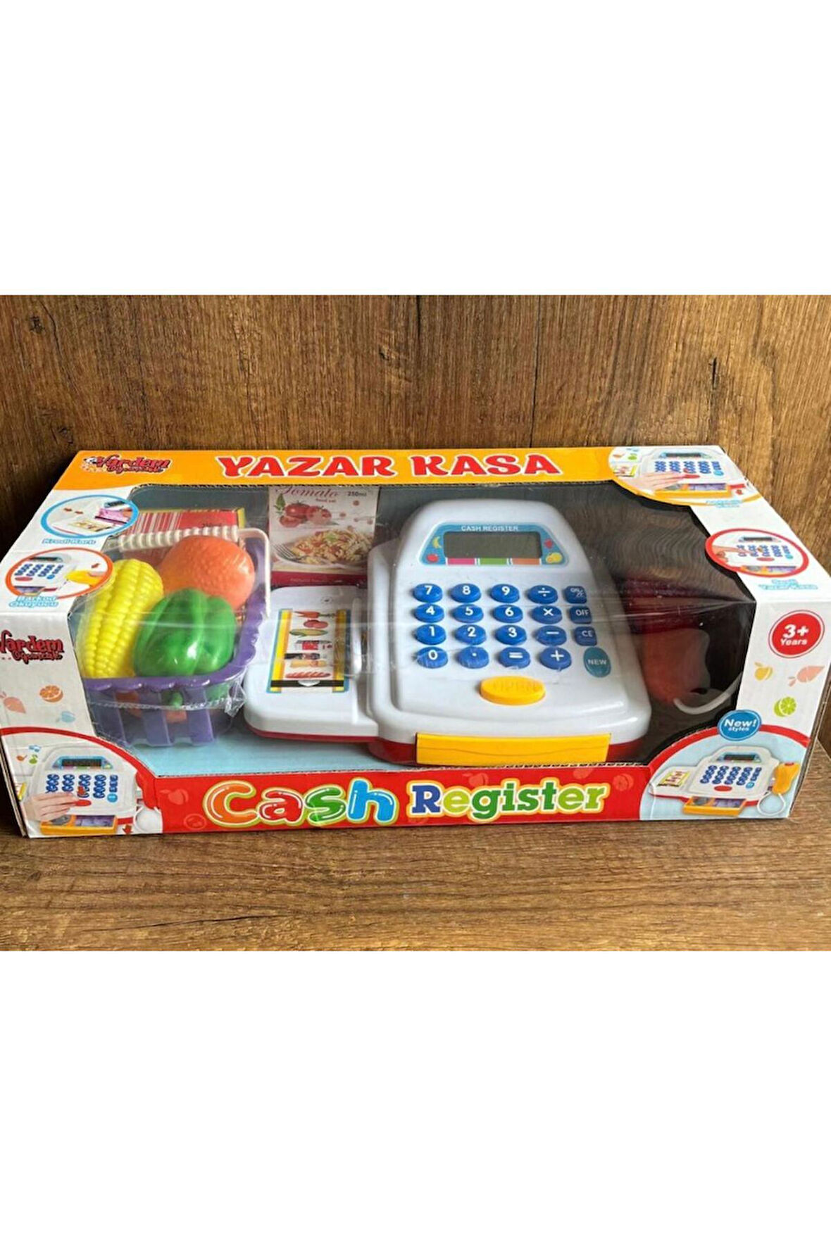 Vardem Işıklı Müzikli Yazar Kasa Süper Market Oyuncak Yazar Kasa