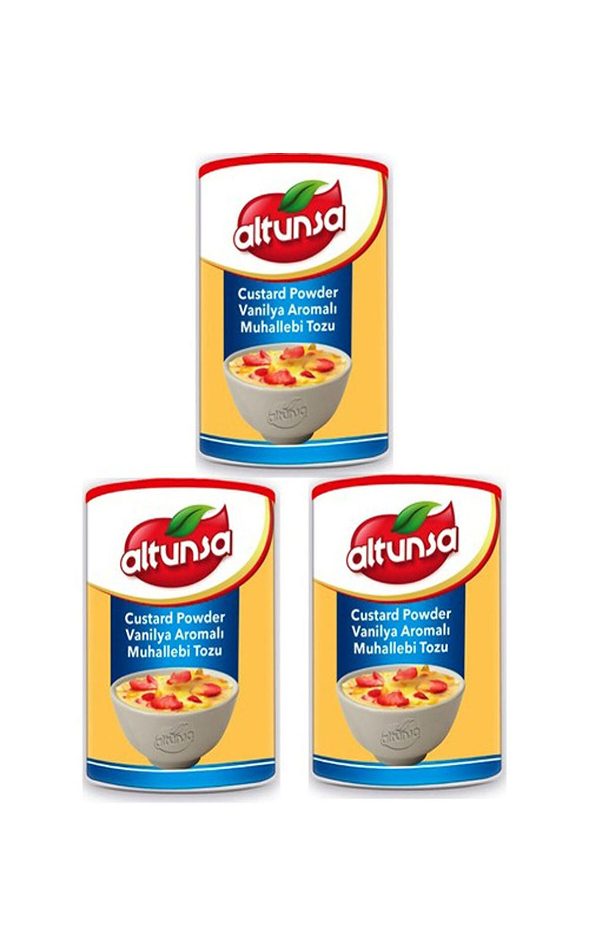 Altunsa Custard Powder Vanılya Aromalı "muhallebı Tozu" 250 G X 3Adet