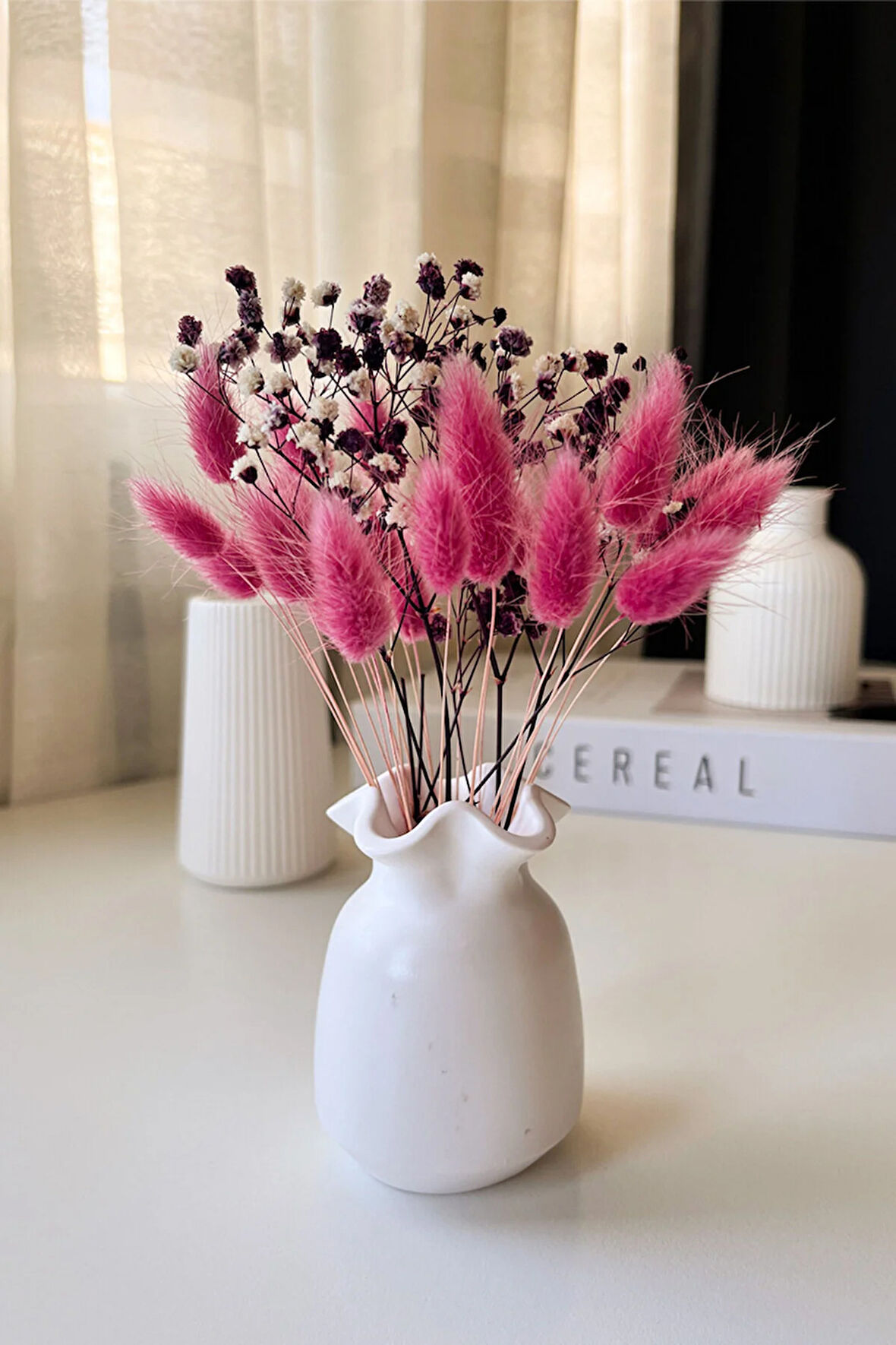 Kıvrımlı Dekoratif Minimal Vazo