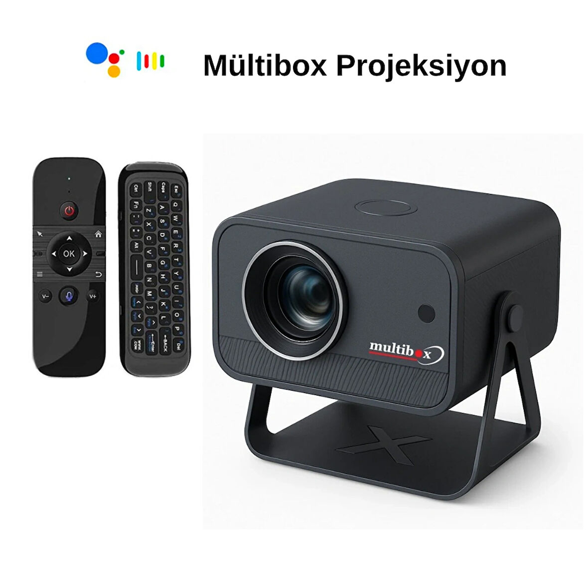 Multibox Android CY900 Pro Elektronik Odaklı Akıllı Projeksiyon Cihazı | M8 Air Kumandalı, Full Hd, Wifi ve Bluetooth Destekli
