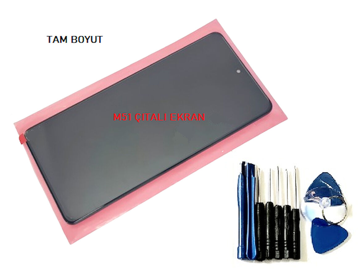 Samsung Galaxy M51 (SM-M515F) Lcd Ekran Dokunmatik Orijinal (Full ÇITALI Tamir Seti)