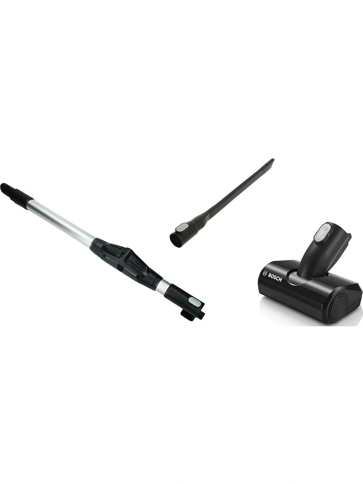 Bosch Unlimited 6-7-8 Uyumlu Kırılabilen Boru Mini Turbo Fırça Dar Alan Aparatı 3lü Seti
