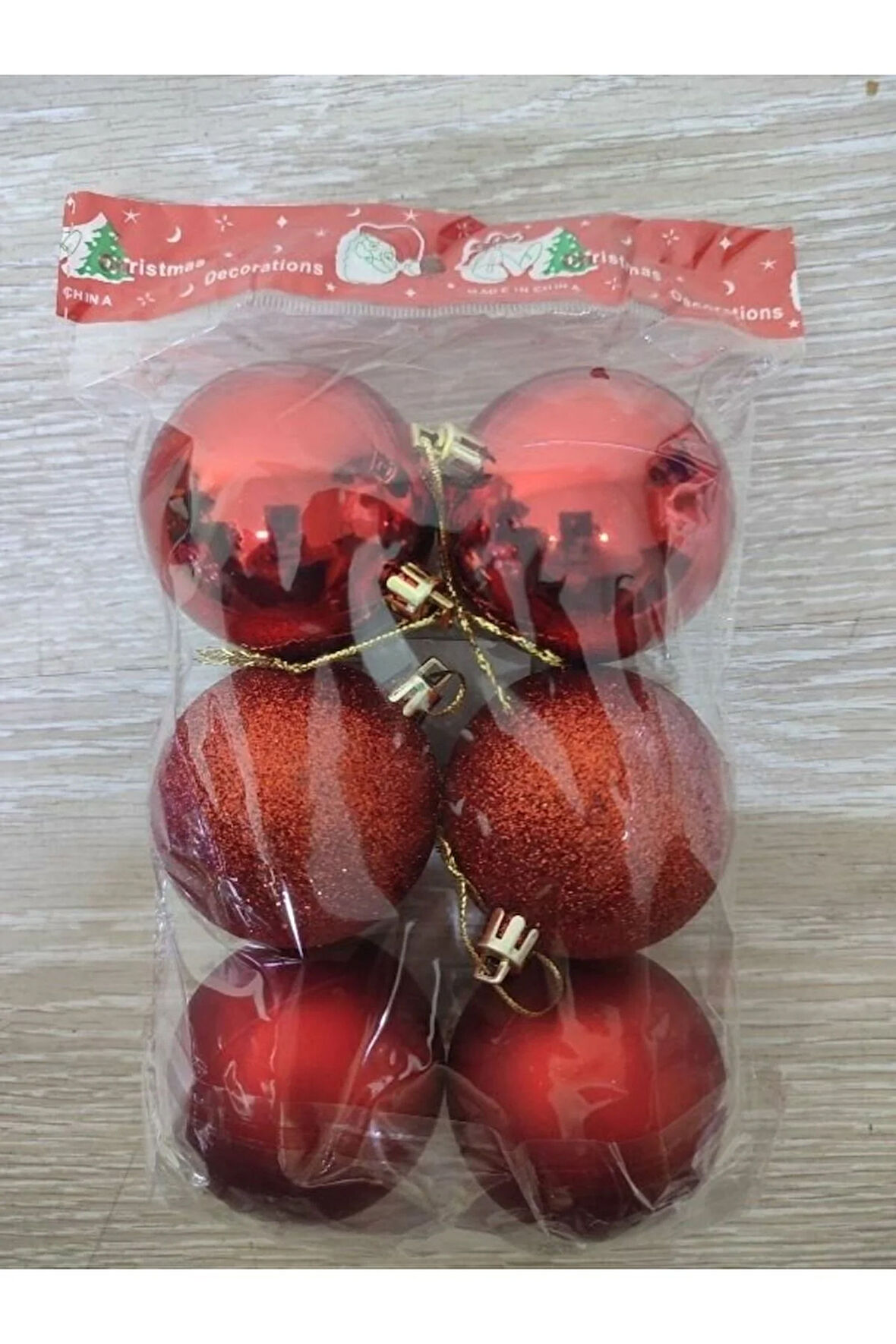 Yılbaşıağaç Süsü 6 Lı 6 Cm
