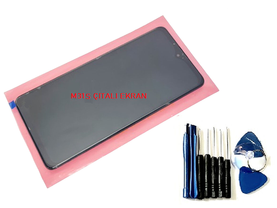 Samsung Galaxy M31S (SM-M317F) Lcd Ekran Dokunmatik Orijinal (Full ÇITALI Tamir Seti)