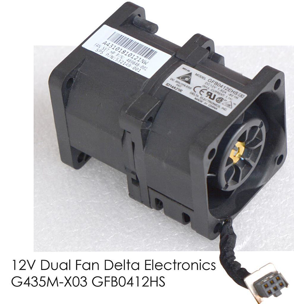 Delta DC12V 1.82A 40x40x56MM Soğutucu Fan