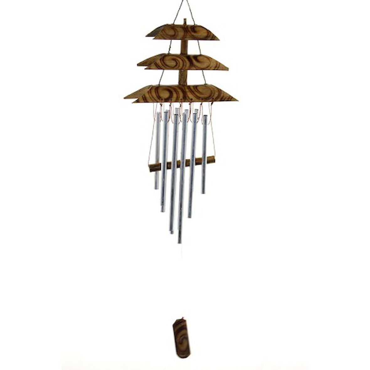 STARSTUFFS Bambu Metal Çanlı Rüzgar Çanı 