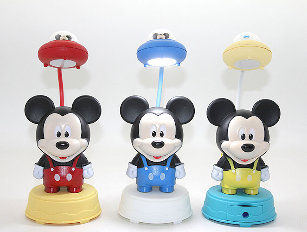 Mickey Mouse Masa Üstü Lamba USB Şarjlı Model 2