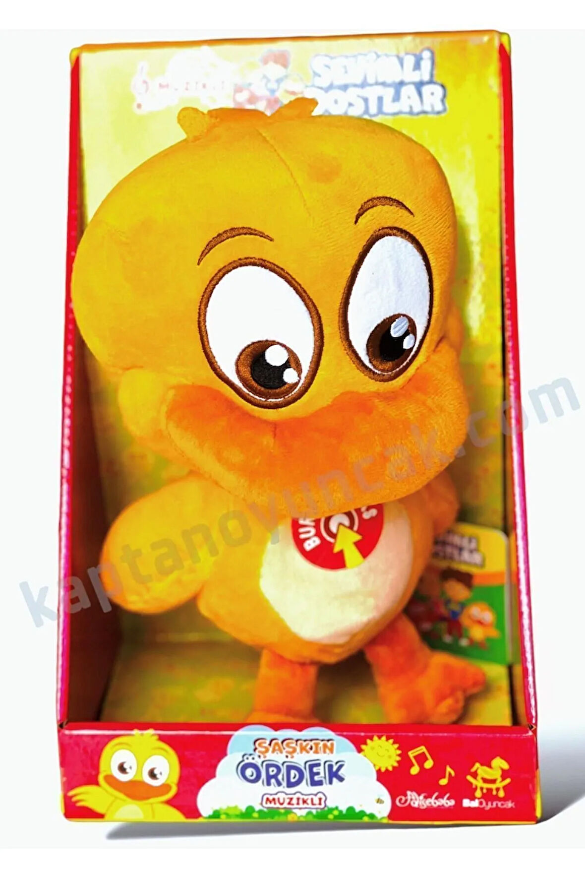 Sevimli Dostlar Peluş Şaşkın Ördek Müzikli Lisanslı