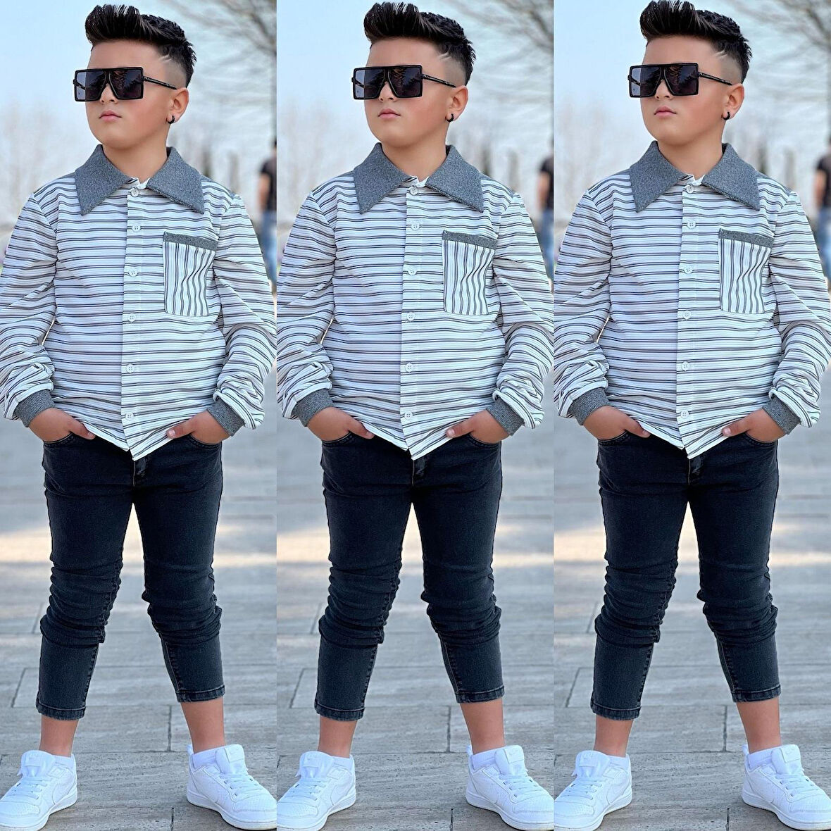 Bayrama Özel Şıklık: Erkek Çocuk Kombini I Minik Beylere Bayram Şıklığı! I Erkek Çocuk Gömlek