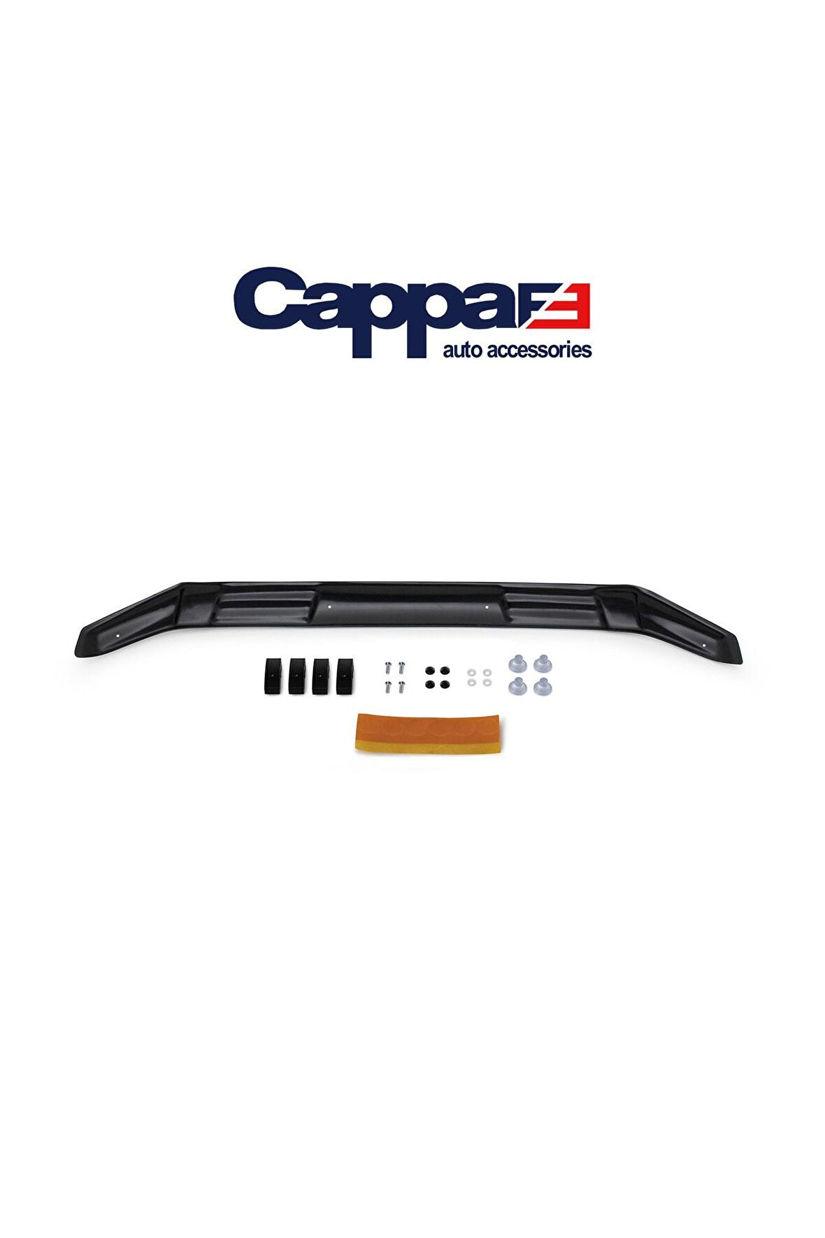 Toyota Hilux Ön Kaput Koruyucu Rüzgarlığı 4mm Akrilik (abs) Piano Black 2006-2012