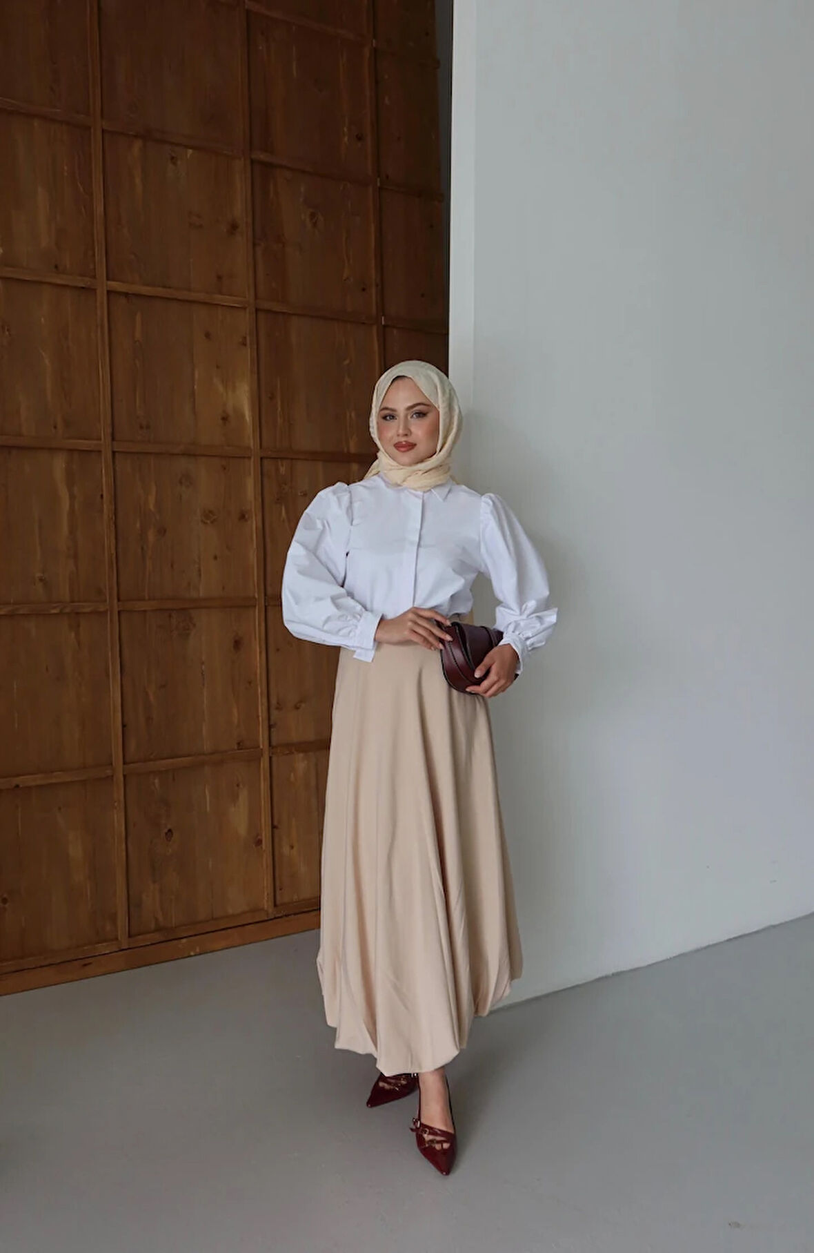 Bella Fermuarlı Etek TNS-4359