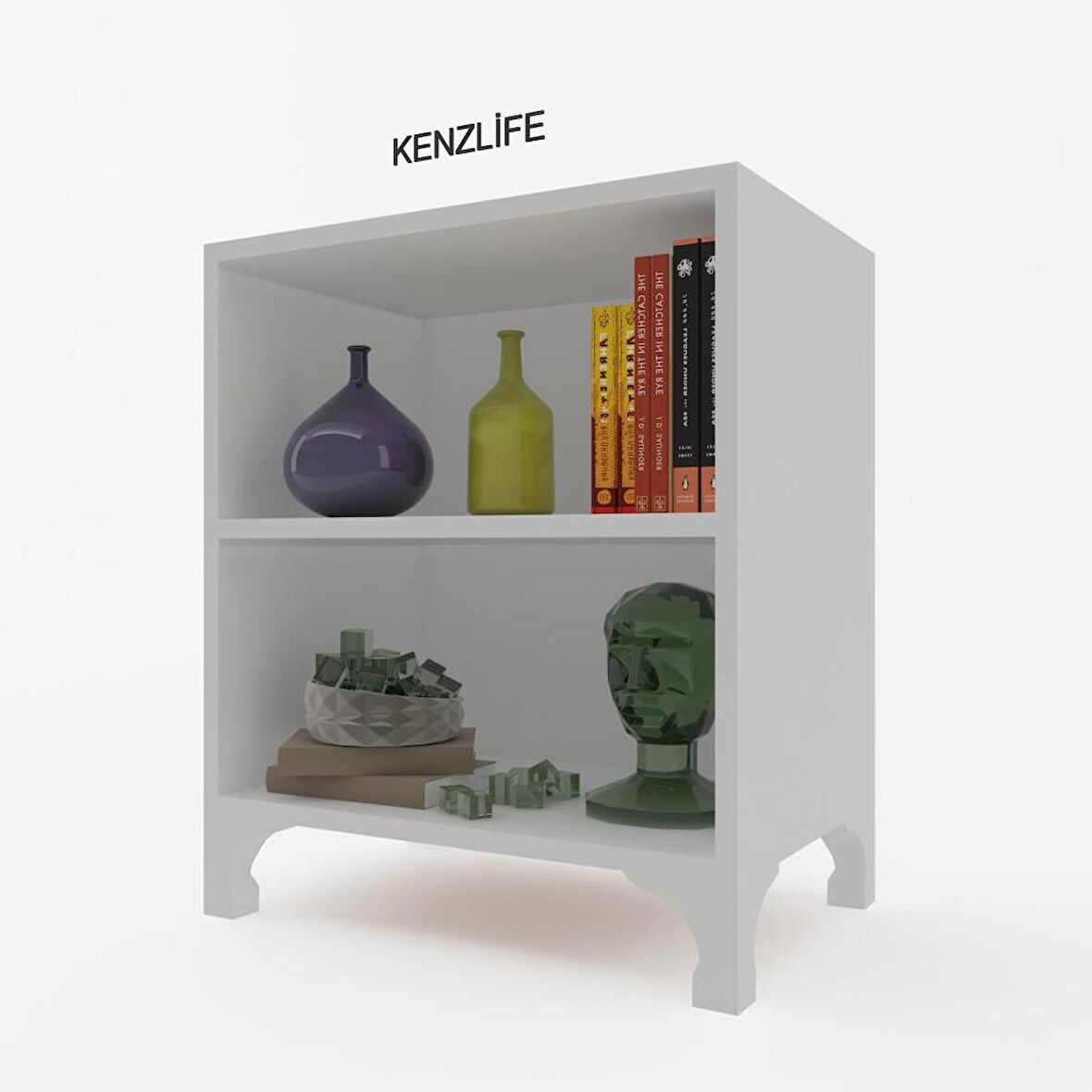 Kenzlife mutfak dolabı pakize 048*030*030 byz ayaklı banyo evrak ofis ayakkabılık kiler