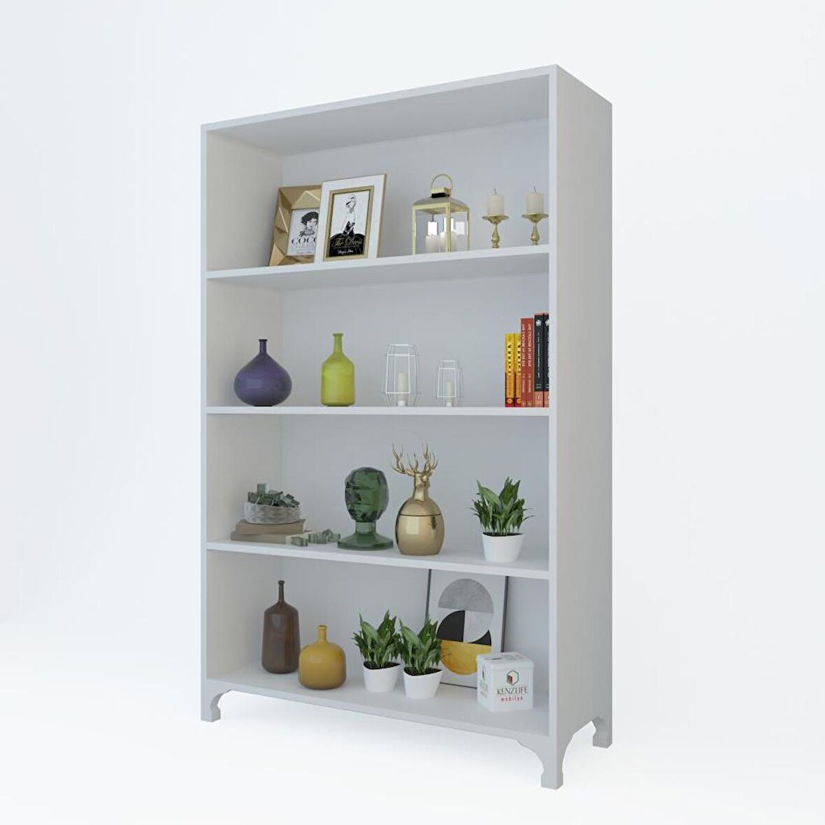 Kenzlife mutfak dolabı pakize 128*090*030 byz ayaklı banyo evrak ofis ayakkabılık kiler