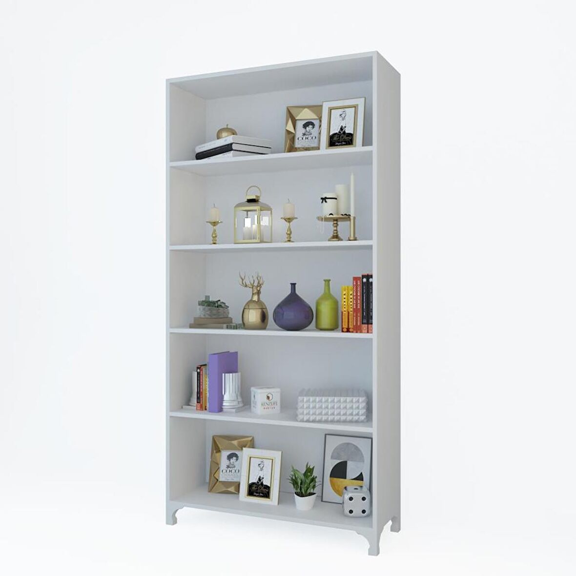 Kenzlife mutfak dolabı pakize 188*090*030 byz ayaklı banyo evrak ofis ayakkabılık kiler