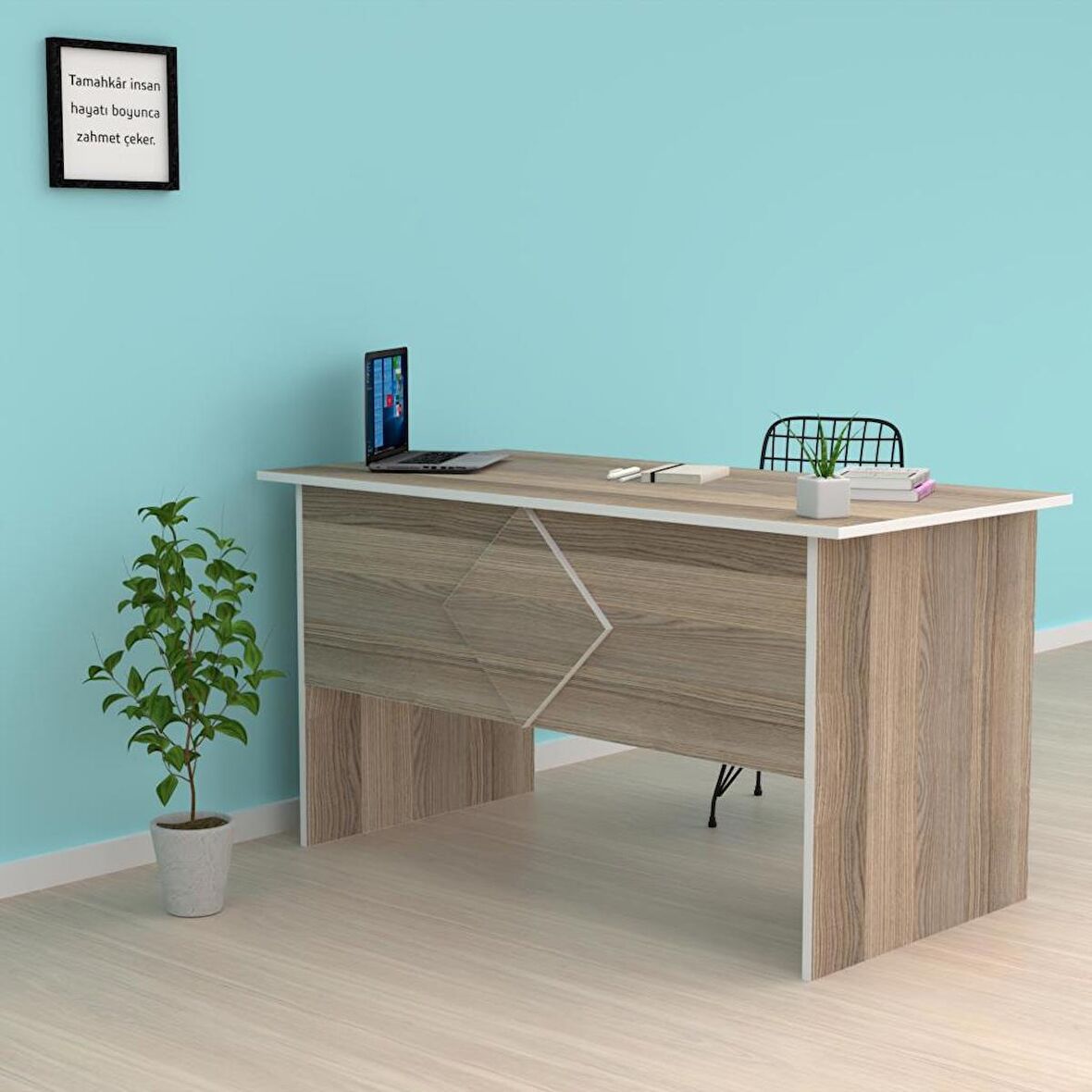 Kenzlife ofis masası masako 075*090*80 crd bilgisayar çalışma büro