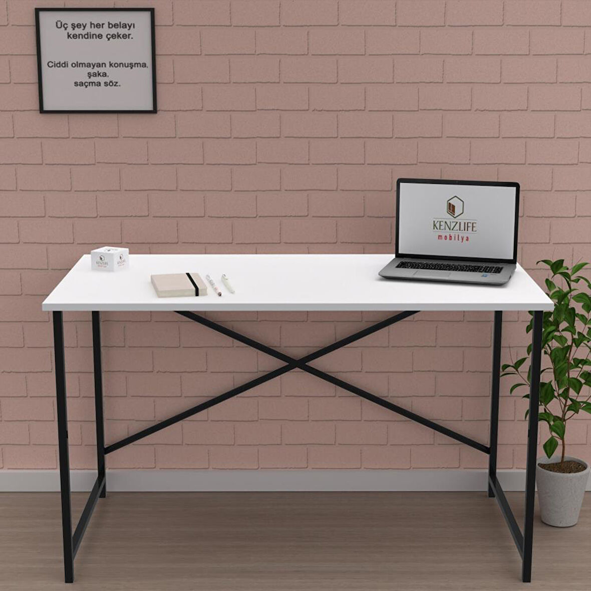 Kenzlife ofis masası sasuke 075*070*60 byzsyh bilgisayar çalışma büro