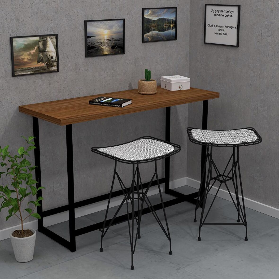 Knsz kafes tel bar taburesi 1 li artis65 syhtalen ofis cafe bahçe mutfak