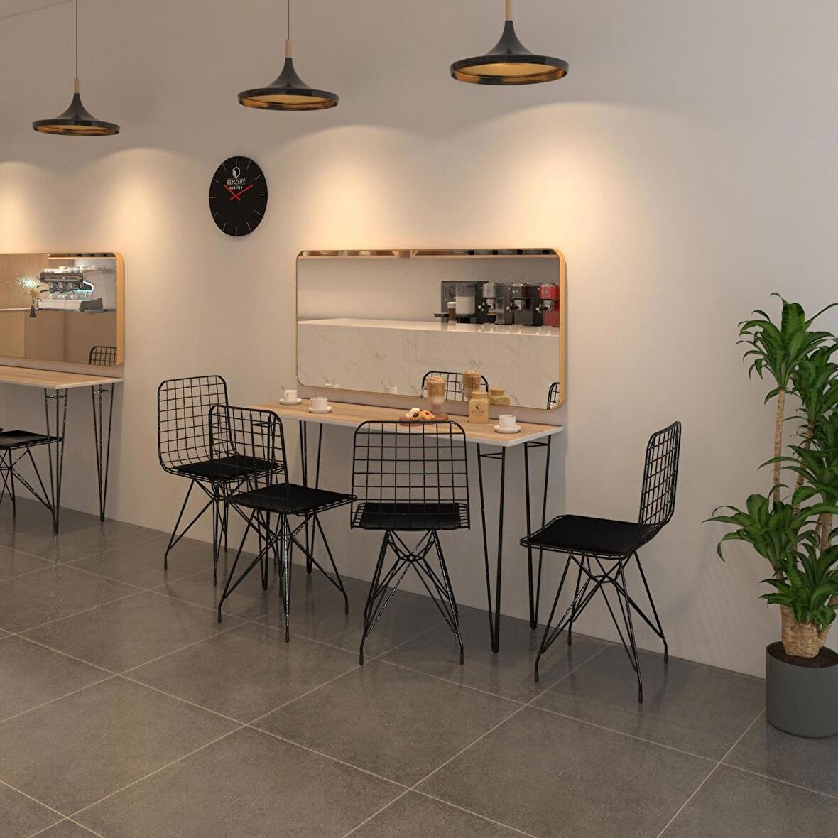 Knsz masa sandalye takımı hem75mazlum crdsyh 140*040 4 sandalye syhsyh