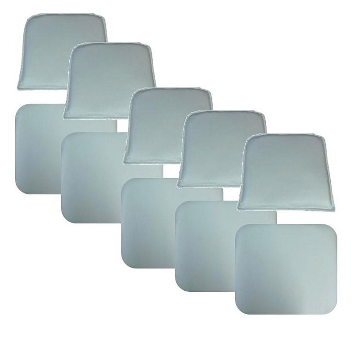 Knsz minder seti 5 li zng&mğr&uslu byz suni deri tel bar sandalyesi oturma ve sırt minderi set