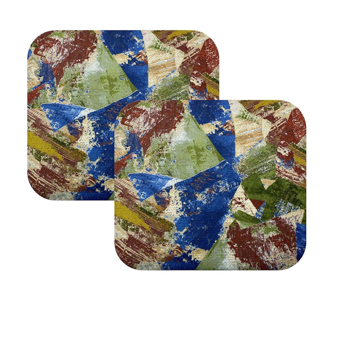 Knsz oturma minderi 2 li artis&mutlu geometrik desen tel bar taburesi sandalyesi için