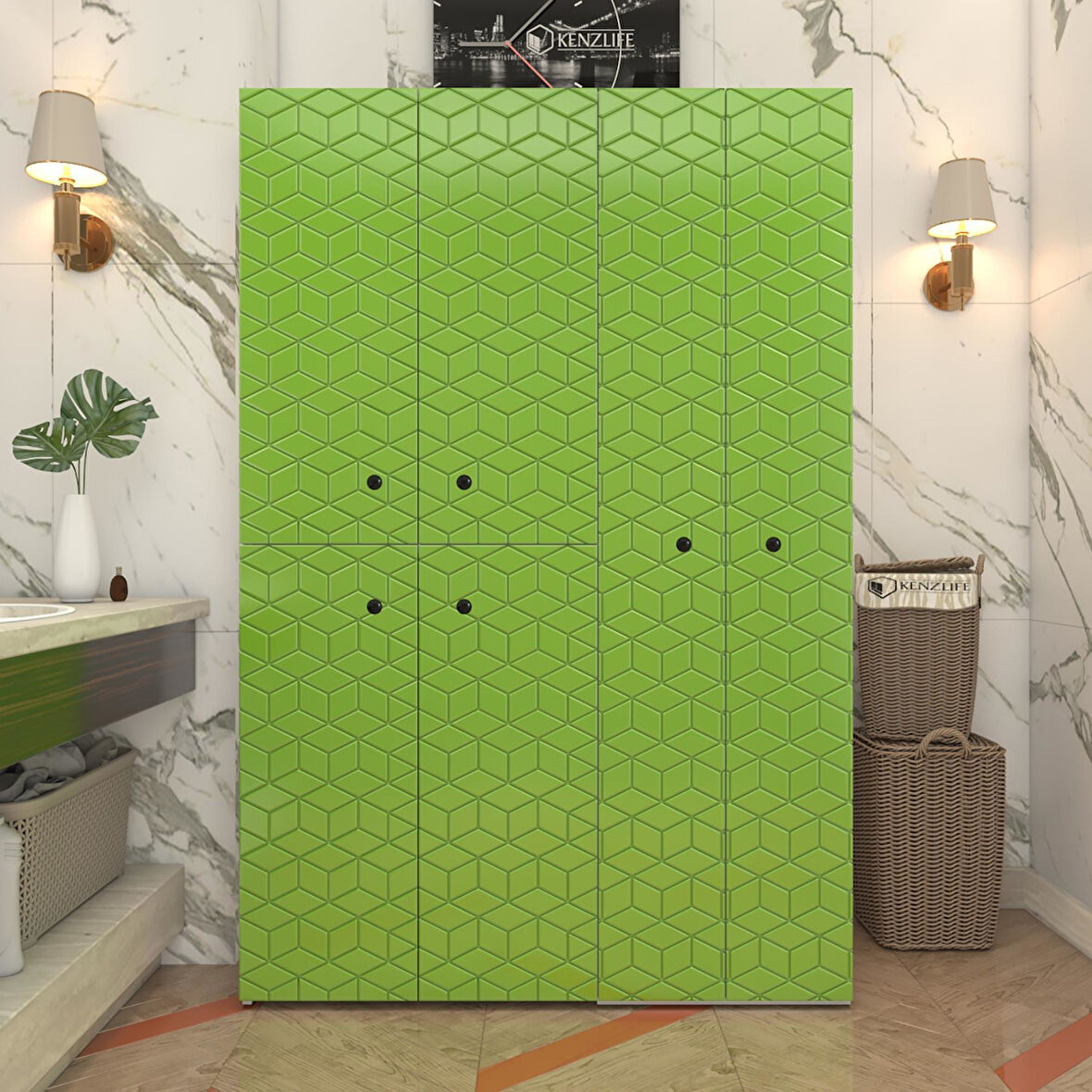 Kenzlife membran çamaşır kurutma makinesi dolabı yaromira yşlbyz küpşeker 180*120*64 mebran kapak suntalam gövde