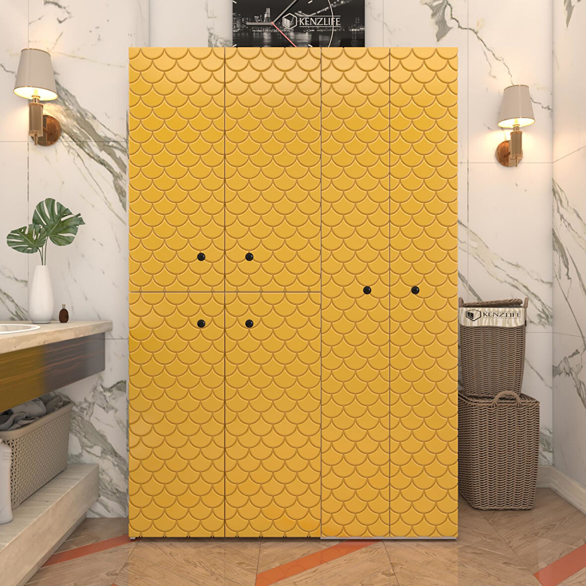 Kenzlife membran çamaşır kurutma makinesi dolabı yaromira hrdbyz petek 180*120*64 mebran kapak suntalam gövde