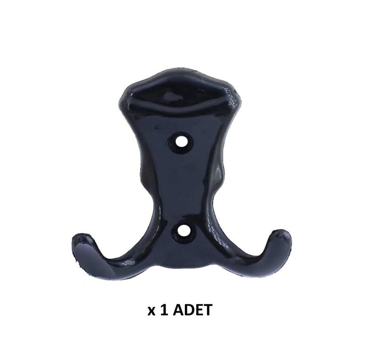 Kenzlife elbise banyo askılığı siyah plastik askı askılık 1 adet