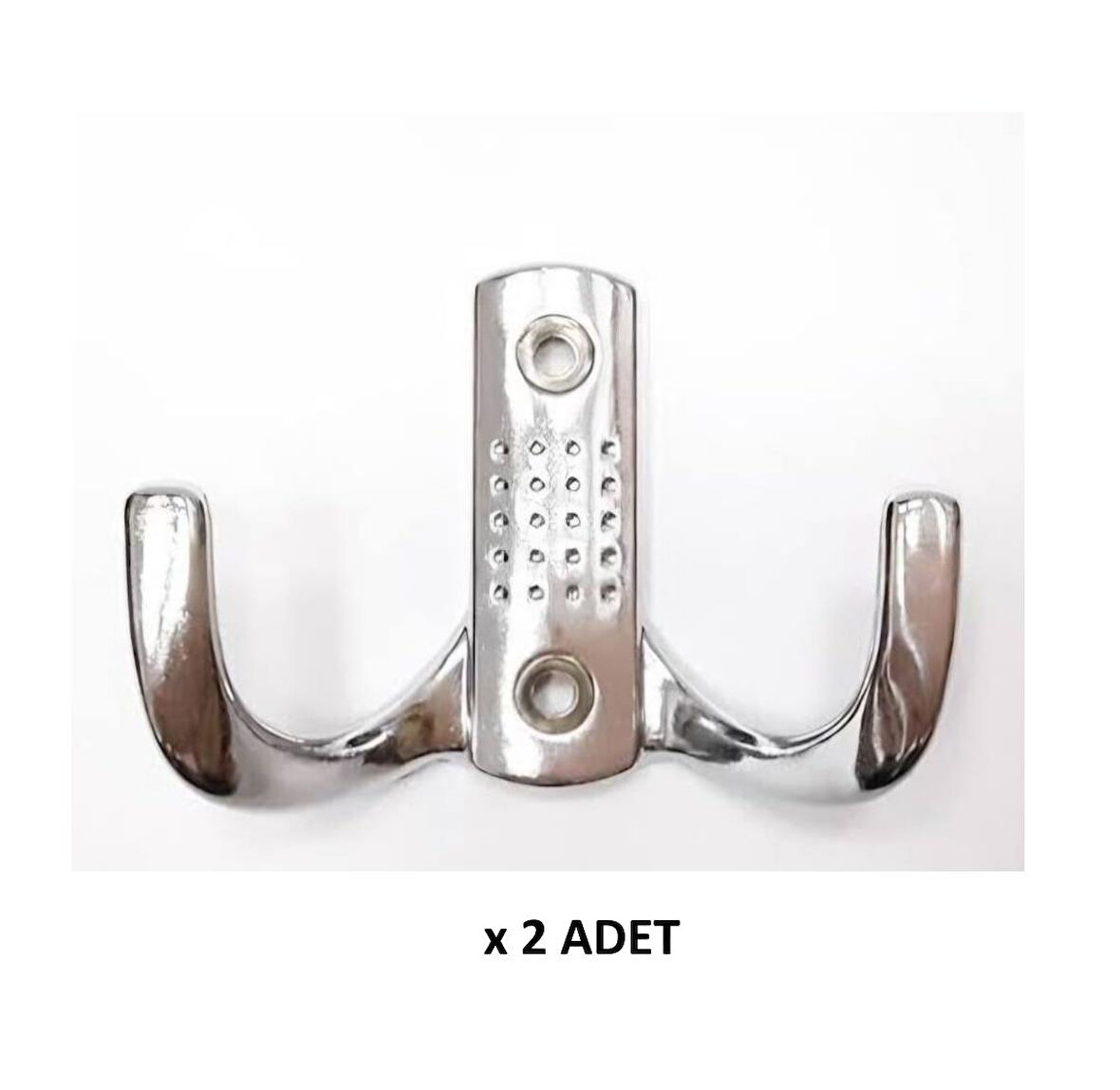 Kenzlife elbise banyo askılığı krom metal  askı askılık 2 adet